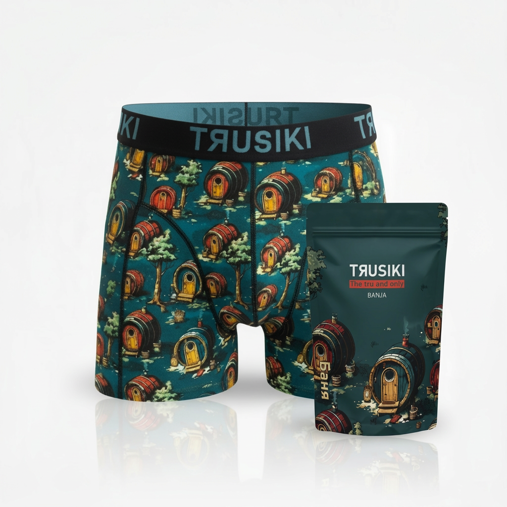 Boxershorts Banja | Originelles Geschenk für Männer – TRUSIKI