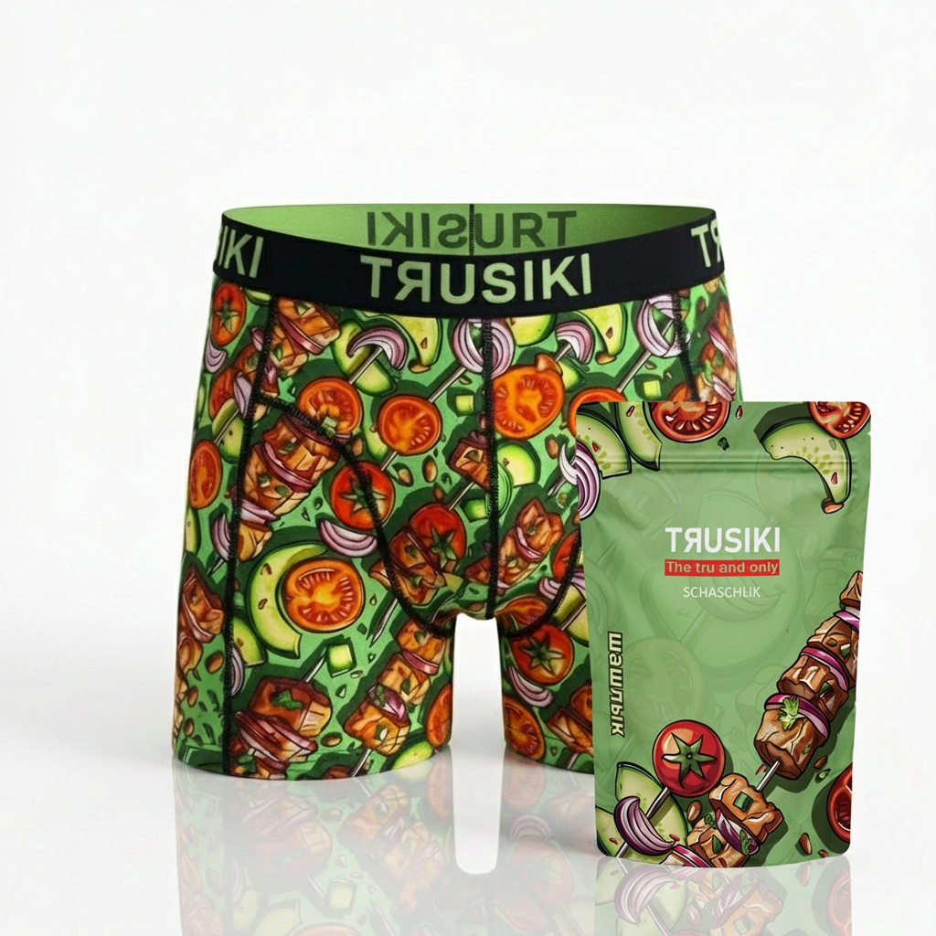 Boxershorts Schaschlik | Einzigartiges Männergeschenk – TRUSIKI