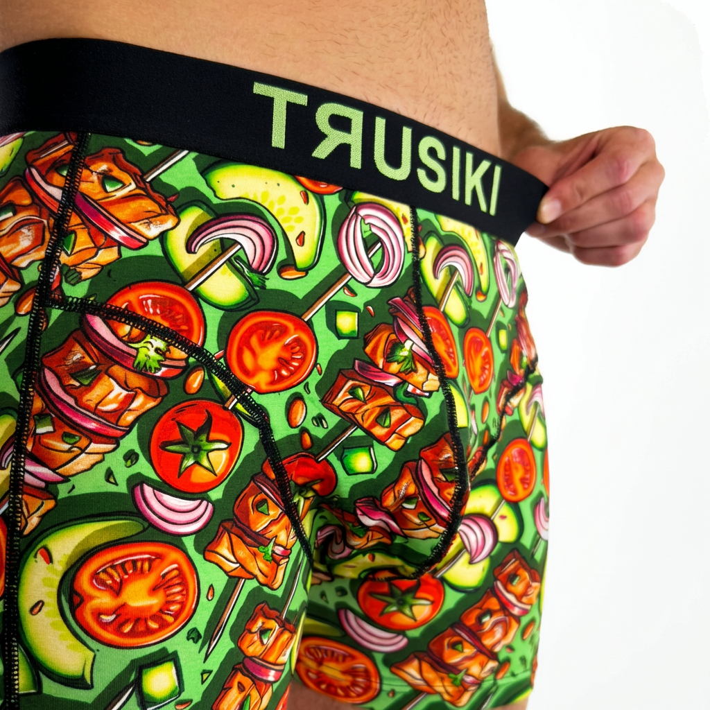 Boxershorts Schaschlik | Einzigartiges Männergeschenk – TRUSIKI