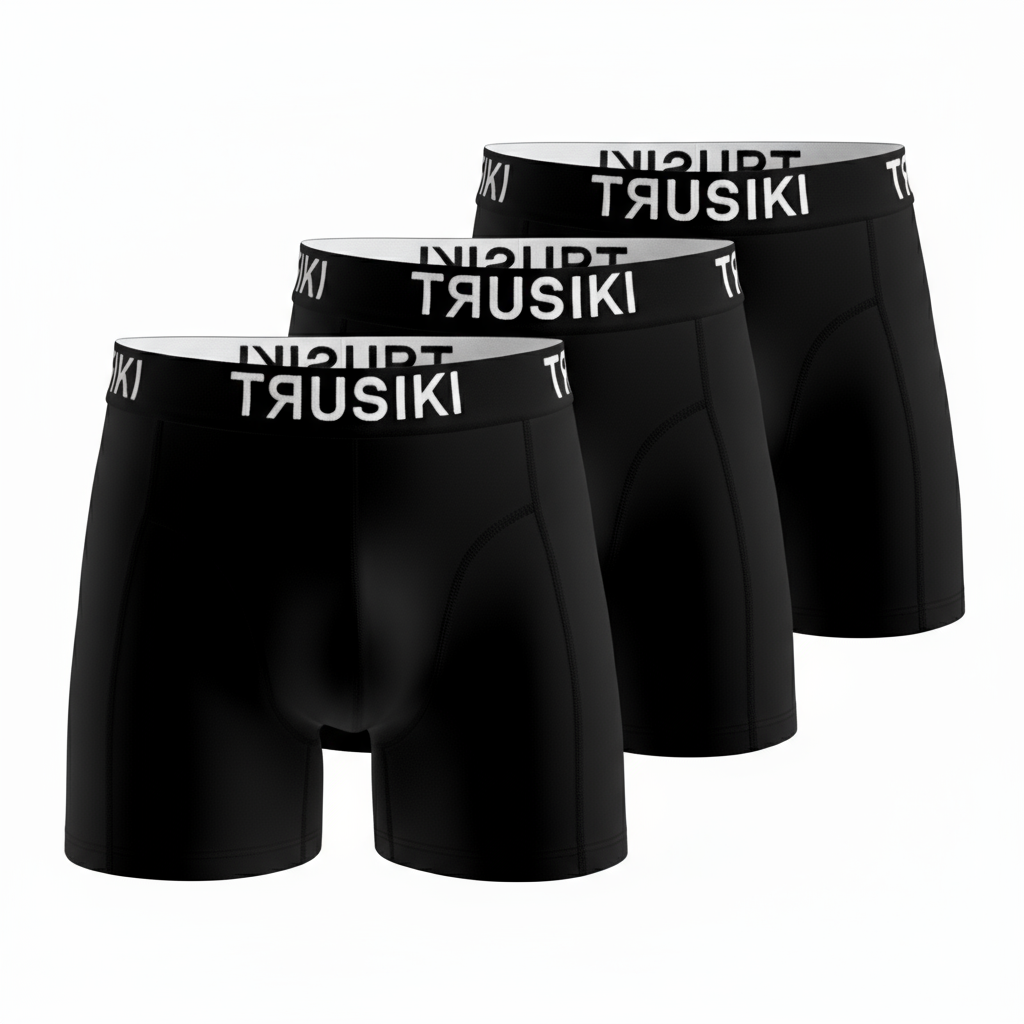 3er Pack Boxershorts - Classic Schwarz