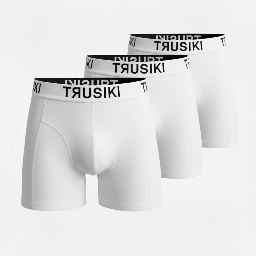 3er Pack Boxershorts - Classic Weiß