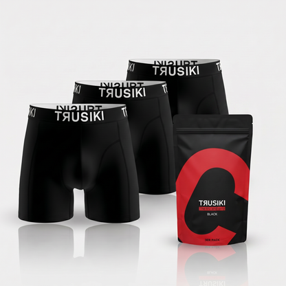 3er Pack Boxershorts - Classic Schwarz
